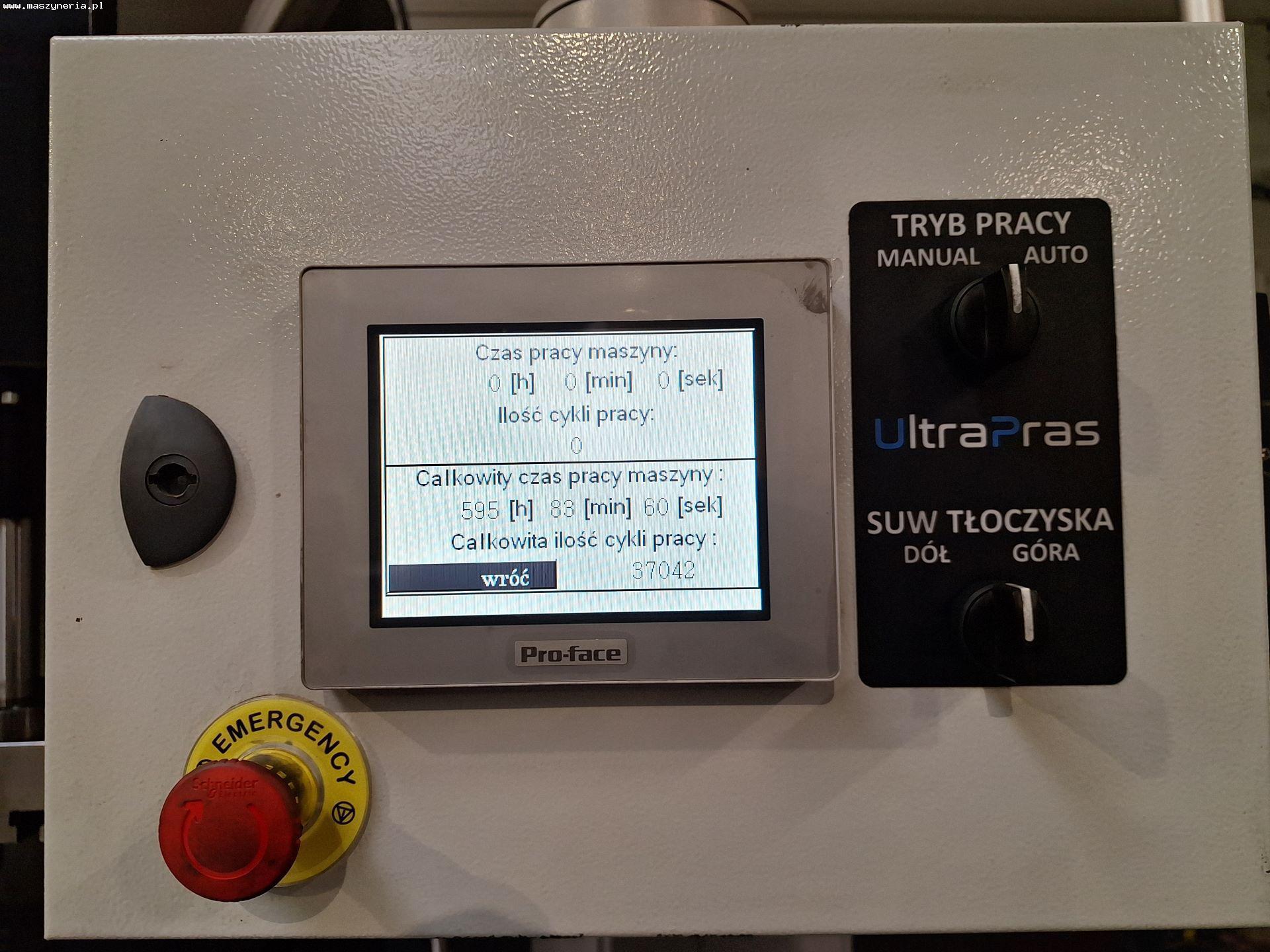 Pressa idraulica ULTRAPRAS UPV100TT SPECIAL in vendita - foto 6